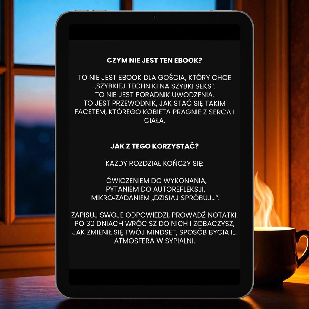 EBOOK DLA MĘŻCZYZN + 4 BONUSY
