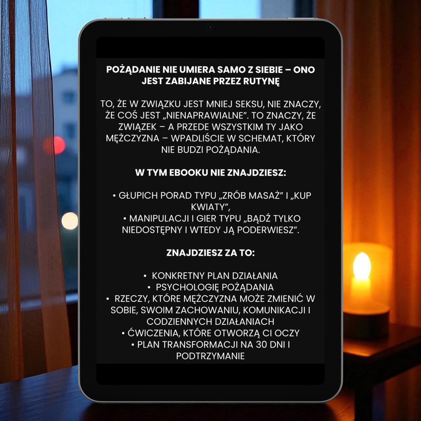 EBOOK DLA MĘŻCZYZN + 4 BONUSY